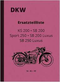 dkw ks 200 sb 200 and sb 250 luxus