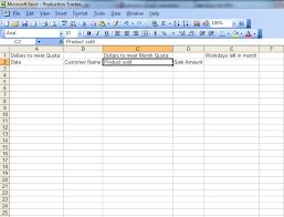 Advanced Tinkerings In Excel How To Build A Sales Tracker