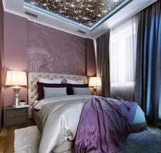 When you're altering the aesthetic of a room, remember to think beyond eye level! Mysterious Star Ceiling Designs Made With Stretch Ceiling Film And Led Lights