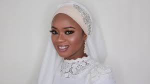 nikkah muslim bridal makeup turban