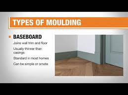 types of moulding the