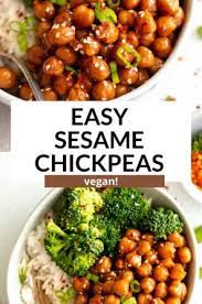 https://eatwithclarity.com/sticky-sesame-chickpeas/ gambar png