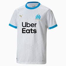 Suivez toute l'actu de l'om en direct : Olympique De Marseille Home Replica Youth Jersey Puma White Bleu Azur Puma Football Jerseys Puma Germany