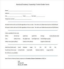 This is a great way to make. 26 T Shirt Order Form Templates Pdf Doc Free Premium Templates