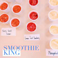 getting my smoothie on at smoothie king