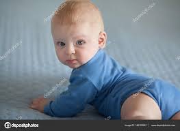 cute baby smiling baby boy stock