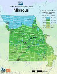 map of missouri planting zones for