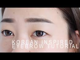 korean inspired eyebrow tutorial you