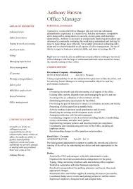 Resume Examples Office Manager Resume Templates