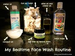my bedtime face wash routine real food rn