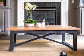 Rustic Industrial Coffee Table The