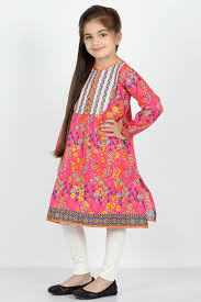 Khaadi Embroidered Kurta Kids Girls Dresses Sewing