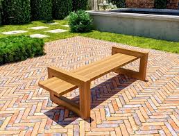 Diy Simple Bench Build Plans Modern