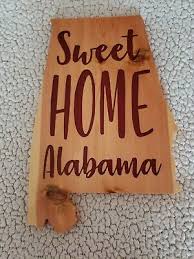 sweet home alabama wood carving