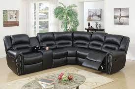 reclining motion home theater sectional