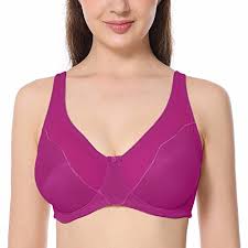 Delimira Womens Full Coverage Vneck Non Padded Underwire