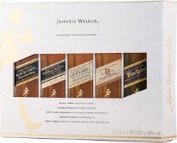 johnnie walker whisky miniature set 5