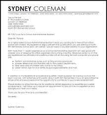 School nurse cover letter Pinterest Elementary School Teacher Cover Letter Sample