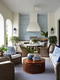 outdoor lanai and grill with outdoor