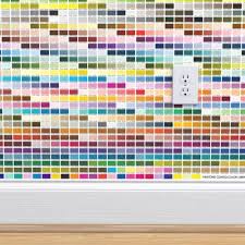 Wallpaper Pantone Coated Color Chart 1 Yard
