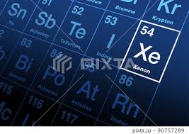 xenon on periodic table of the elements
