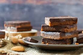 Almond, even though considered to be a nut, is actually a seed of the fruit of the almond tree.nevertheless it is known as the kind of nuts as it is extremely healthy in many respects. Vegan Chocolate Date Almond Bars Recipes Cook For Your Life