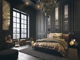 Gorgeous Dark Bedroom Designs With Minimalist And Playful