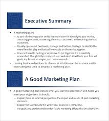 Marketing Business Plan Template One Page Marketing Plan Marketing