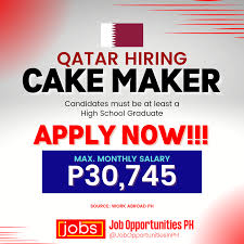 hiring cake maker in qatar philippine go