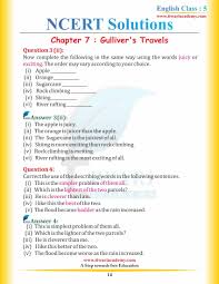 ncert solutions cl 5 english unit 7