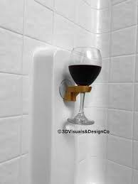 Bath Wine Holder Suction Cup Wine Glass