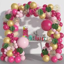 monlot pink balloon garland arch kit