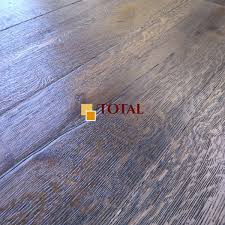 engineered oak distressed black oiled