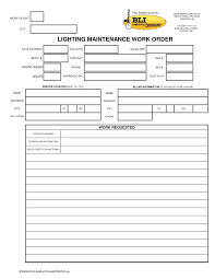 Auto Repair Shop Work Order Template And Work Order Template Pdf