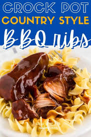 easy slow cooker country style ribs
