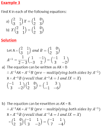 Simple Matrix Equations Brilliant Maths