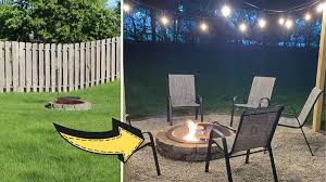 Build A Diy Firepit Seating Area