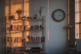 Modern interior of home workplace with bike and vinyls. 750 Bookshelf Pictures Hd Download Free Images On Unsplash
