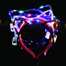 Glow Headband Cat Ears Light Up Flashing Blinking Led Headband Women Girl Wedding Hair Accessories Glow Party Christmas Led Toy Glow Party Supplies Aliexpress