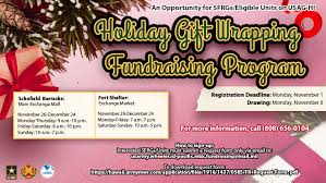 holiday gift wrapping fundraising