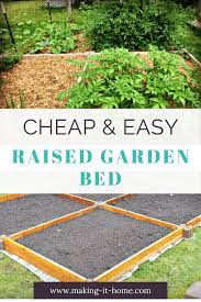 Insanely Easy Raised Garden Bed For