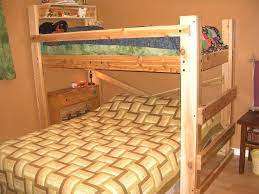 queen bunk beds bunk bed plans diy