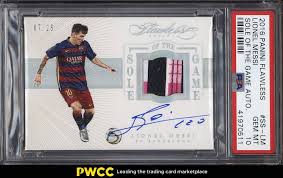 Напомним, что хорват и аргентинец с 2014. 2016 Panini Flawless Sole Of The Game Lionel Messi Auto Patch 25 Psa 10 Pwcc Auto Patches Messi Lionel Messi