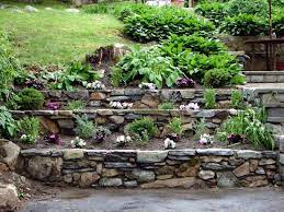 how to build tiered garden walls