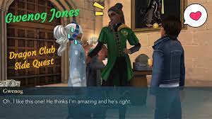 Gwenog Jones Dragon Club Side Quest Hogwarts Mystery - YouTube