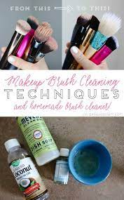 makeup brush cleaning techniques and