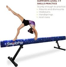 folding gymnastics balance beam low