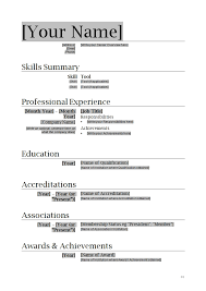 Resume Examples Templates  Great    Ms Word Resume Template For    