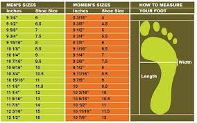 Boot Size Guide For Men Women And Children Customfit