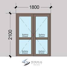 French Doors Aluminium Double Doors